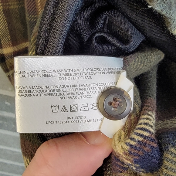 Orvis Vintage Heavy Fishing Outdoor 100% Cotton Flannel Men's See Measurements - Picture 8 of 12